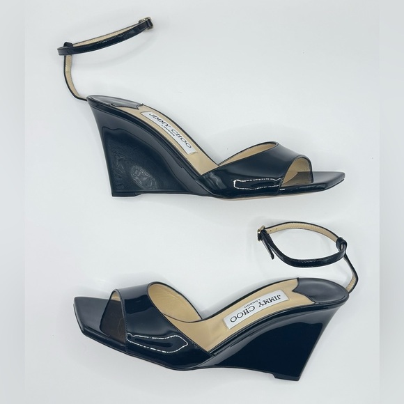 JIMMY CHOO
Brien 85 Womens Patent Leather
Ankle Strap Wedge Sandals
EU 36 - Picture 3 of 10